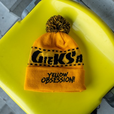 CZAPKA POMPON YELLOW OBSESSION